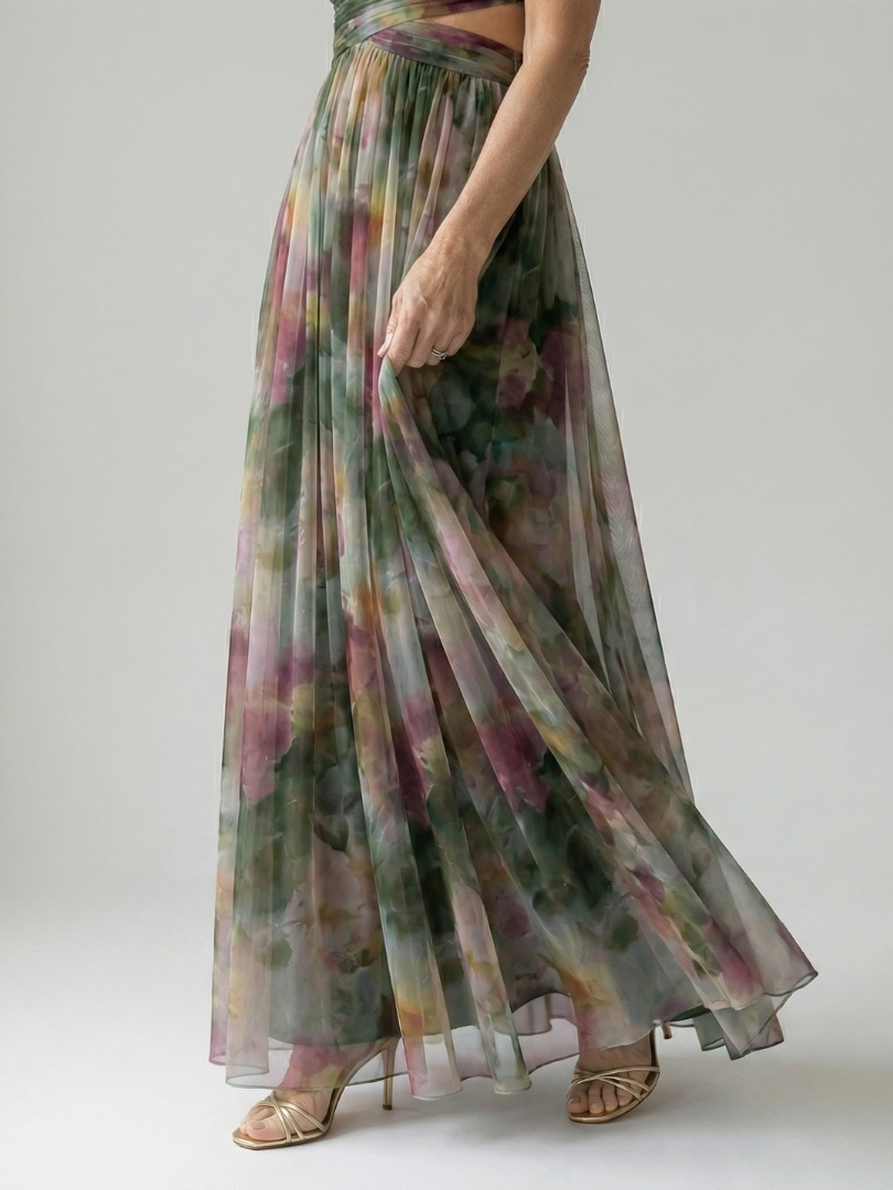 Isel - Zachte Wrap Maxi Jurk