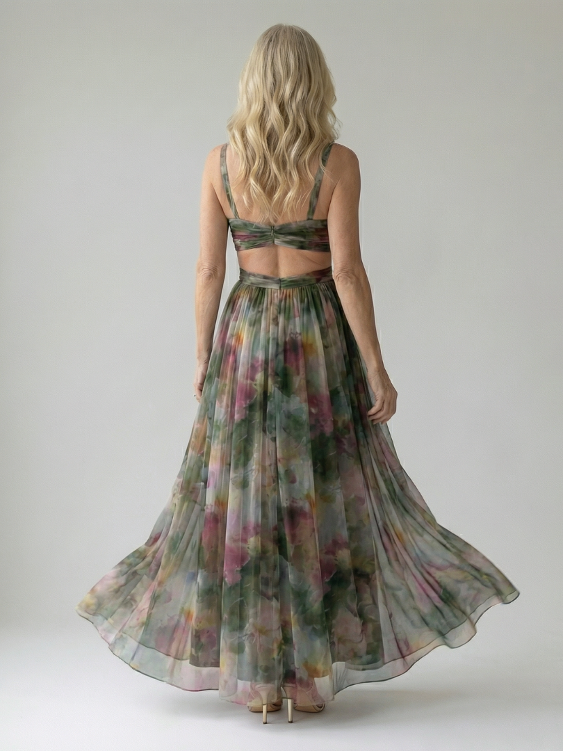Isel - Zachte Wrap Maxi Jurk
