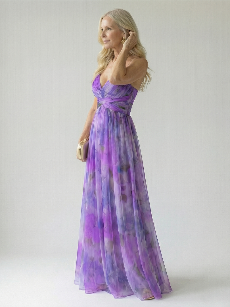 Isel - Zachte Wrap Maxi Jurk