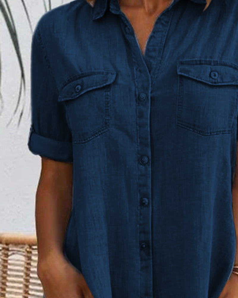 Evelyn™ | Timeless Comfort Shirt Dress