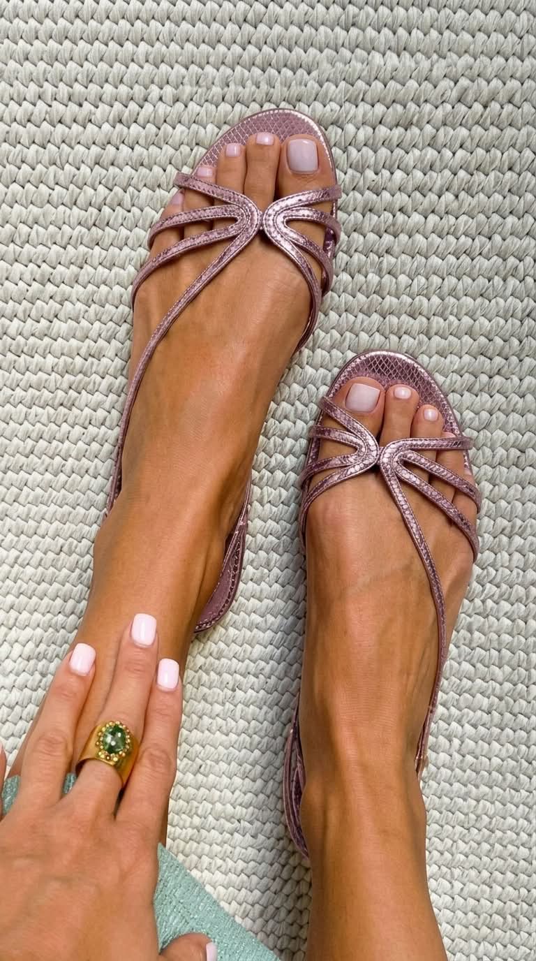 Valentina™ | Golden Summer Sandals