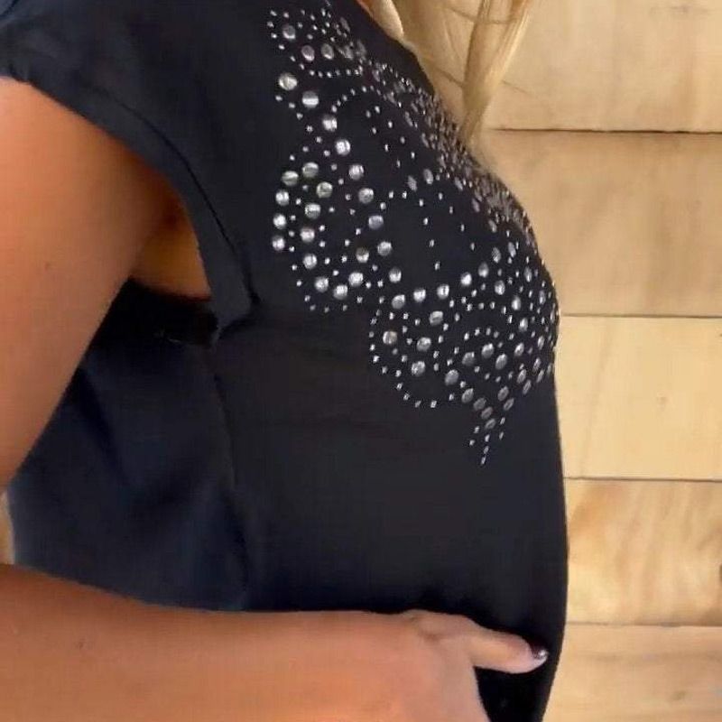 Lily™ Fringe Detail Tee