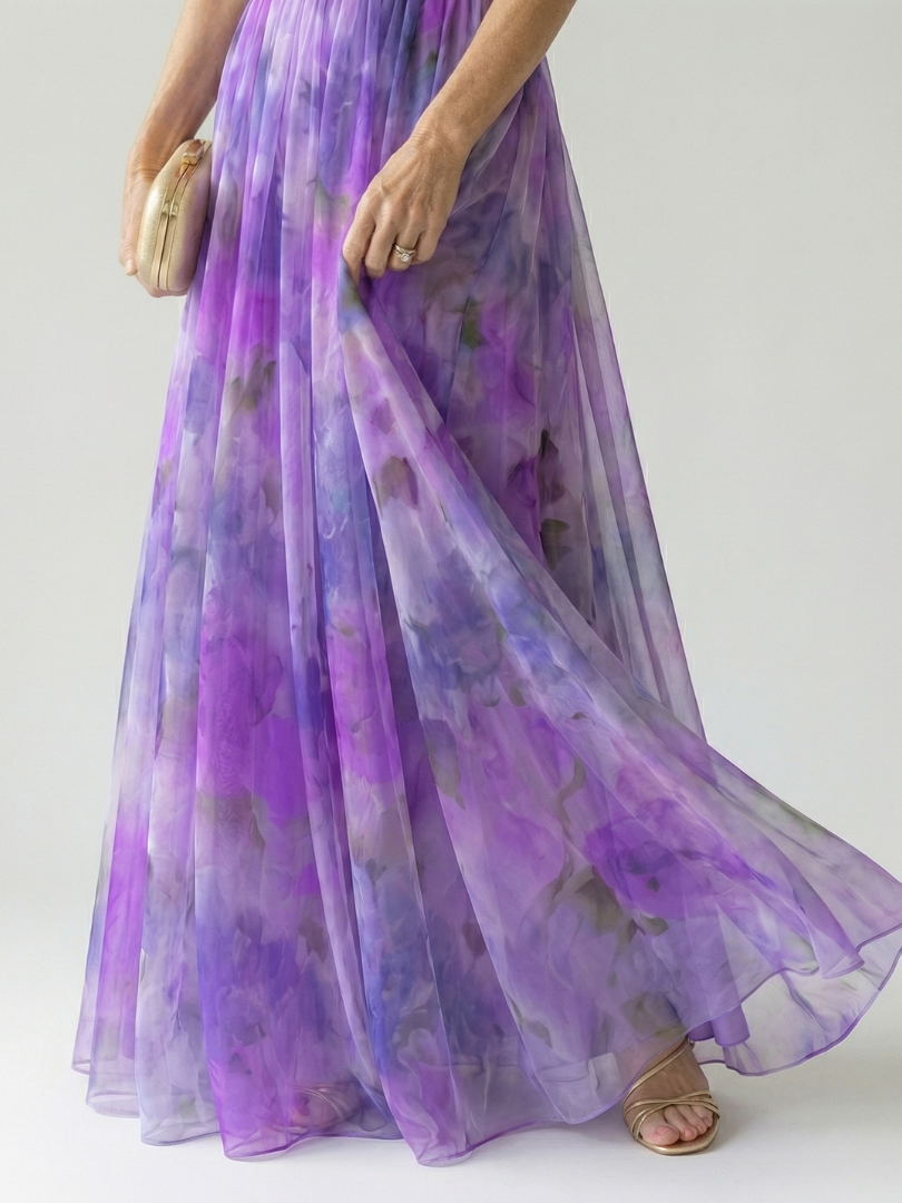 Isel - Zachte Wrap Maxi Jurk