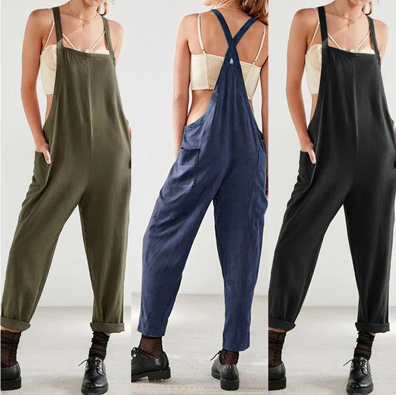 Avery™ Relaxed Cotton Jumpsuit