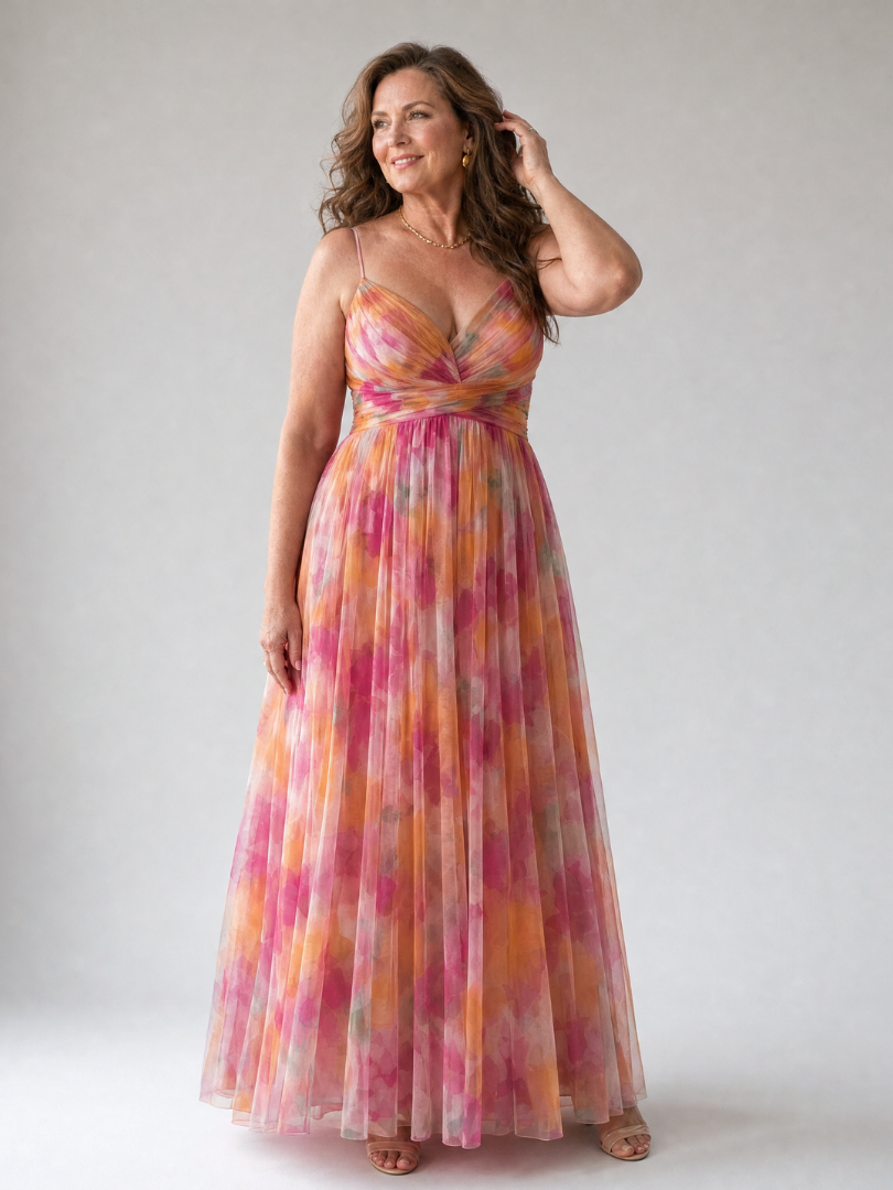 Isel - Zachte Wrap Maxi Jurk