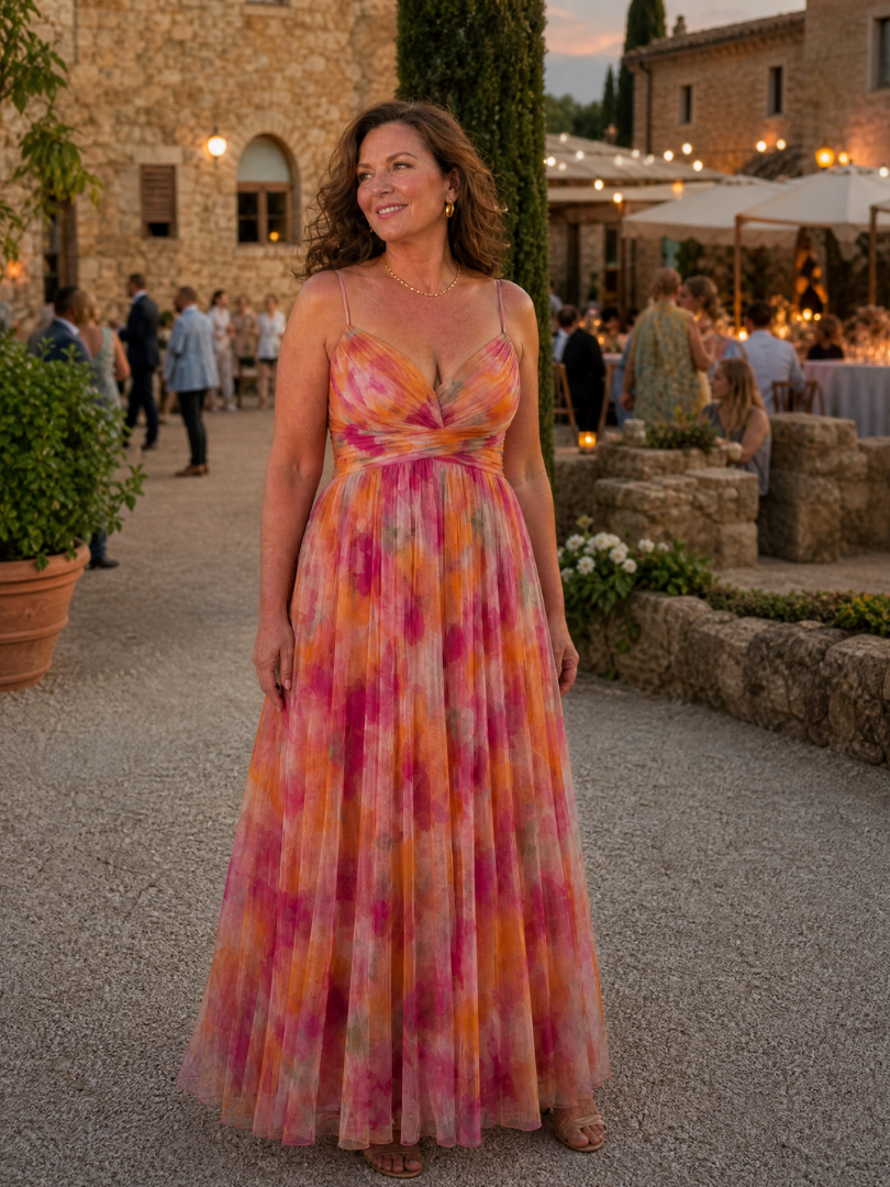 Isel - Zachte Wrap Maxi Jurk
