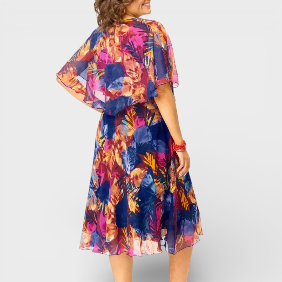 Bárbara™ | Flowy Chiffon Dress