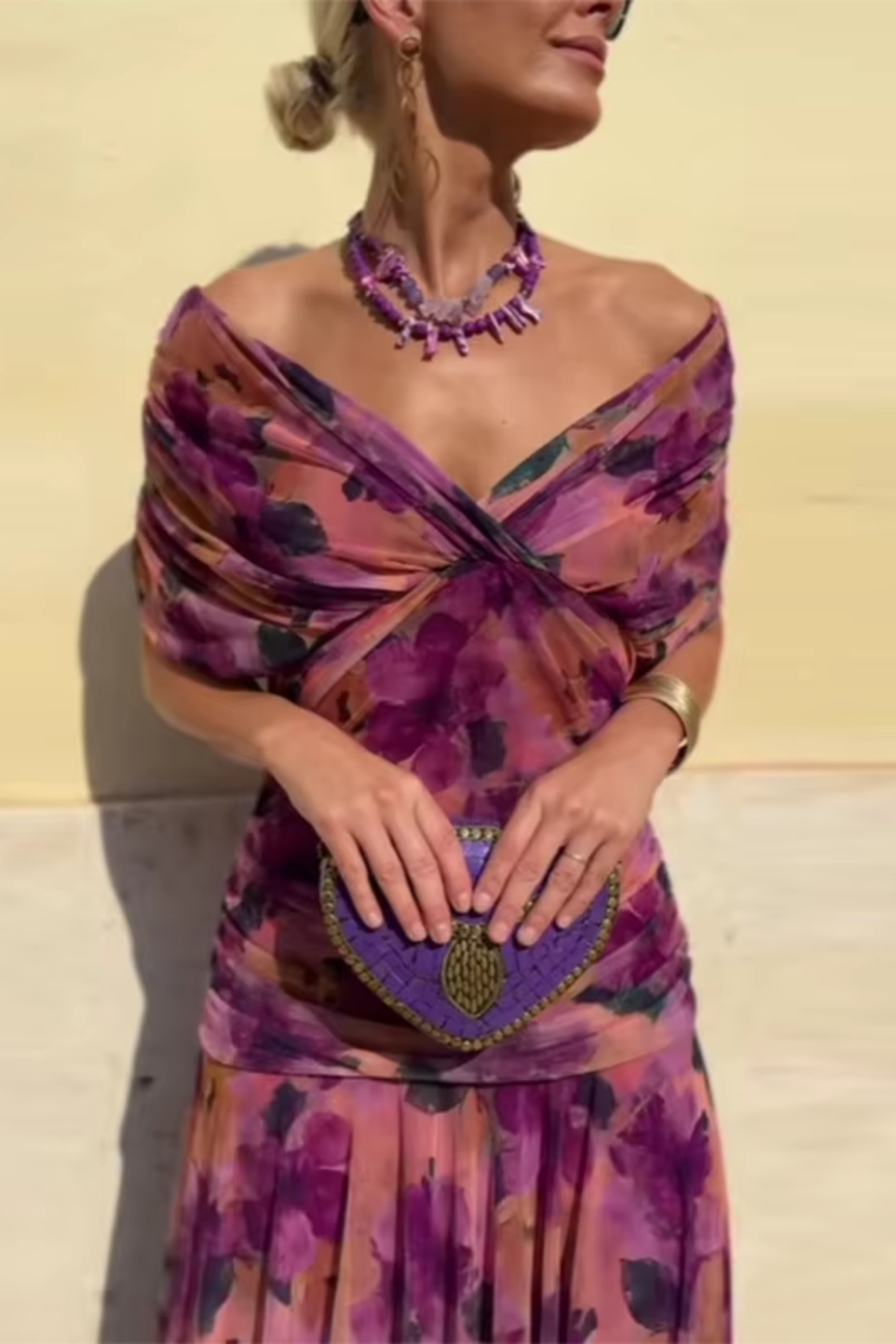 Elin - V-Neck Maxi Dress