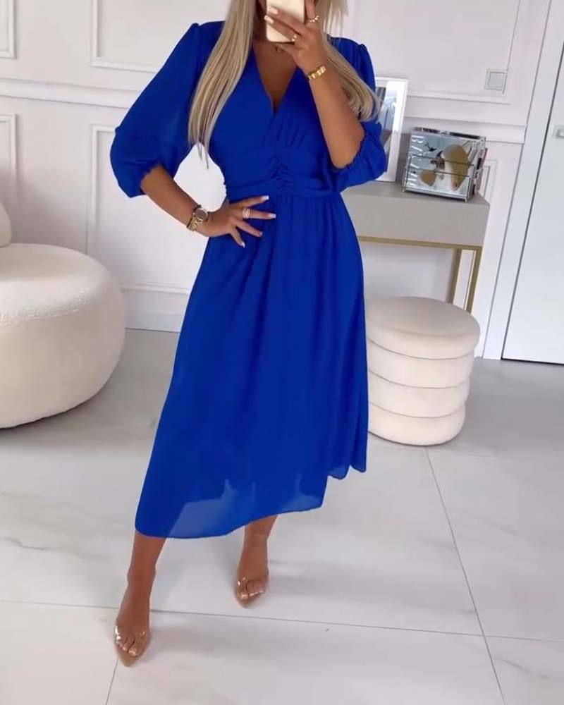Elara™ | Effortless Flowy Midi Dress
