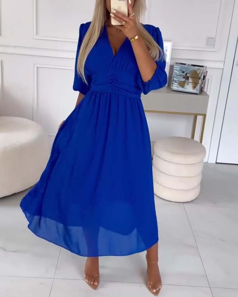 Elara™ | Effortless Flowy Midi Dress