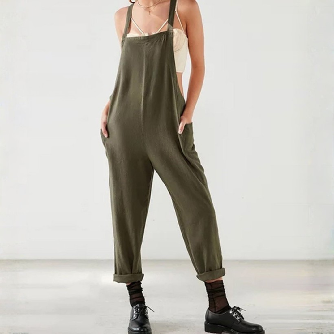 Avery™ Relaxed Cotton Jumpsuit