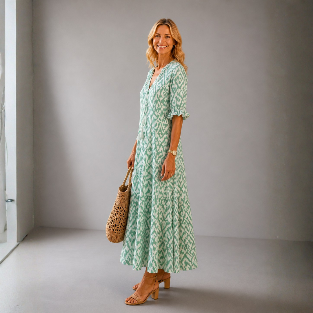 Lana | Figure-Flattering Boho Maxi Dress