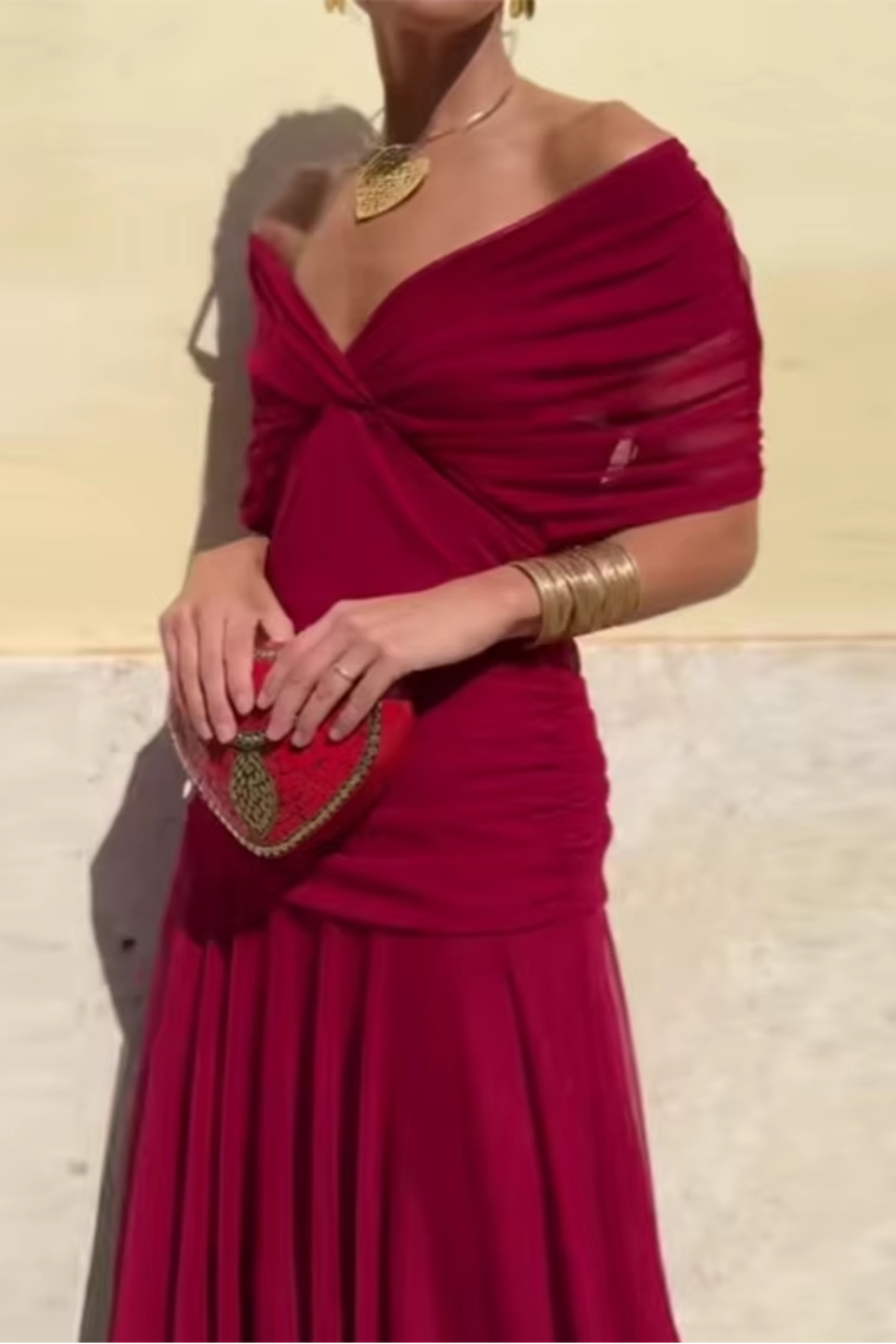 Elin - V-Neck Maxi Dress