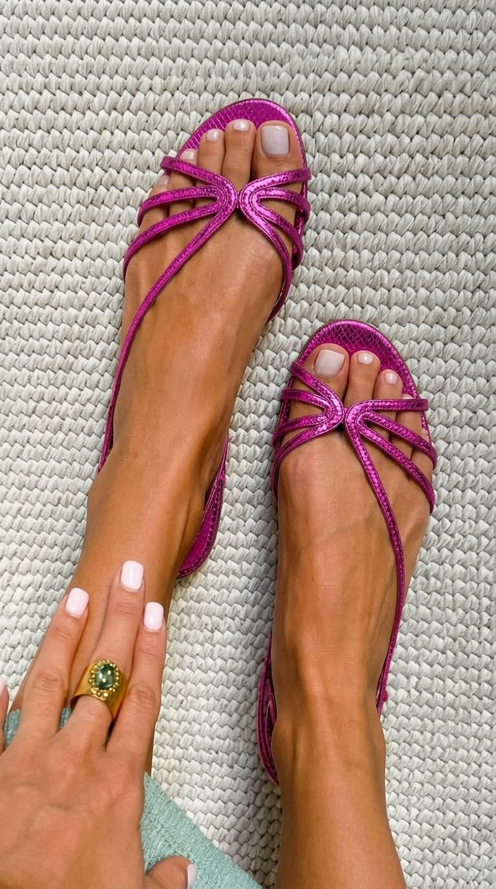 Valentina™ | Golden Summer Sandals