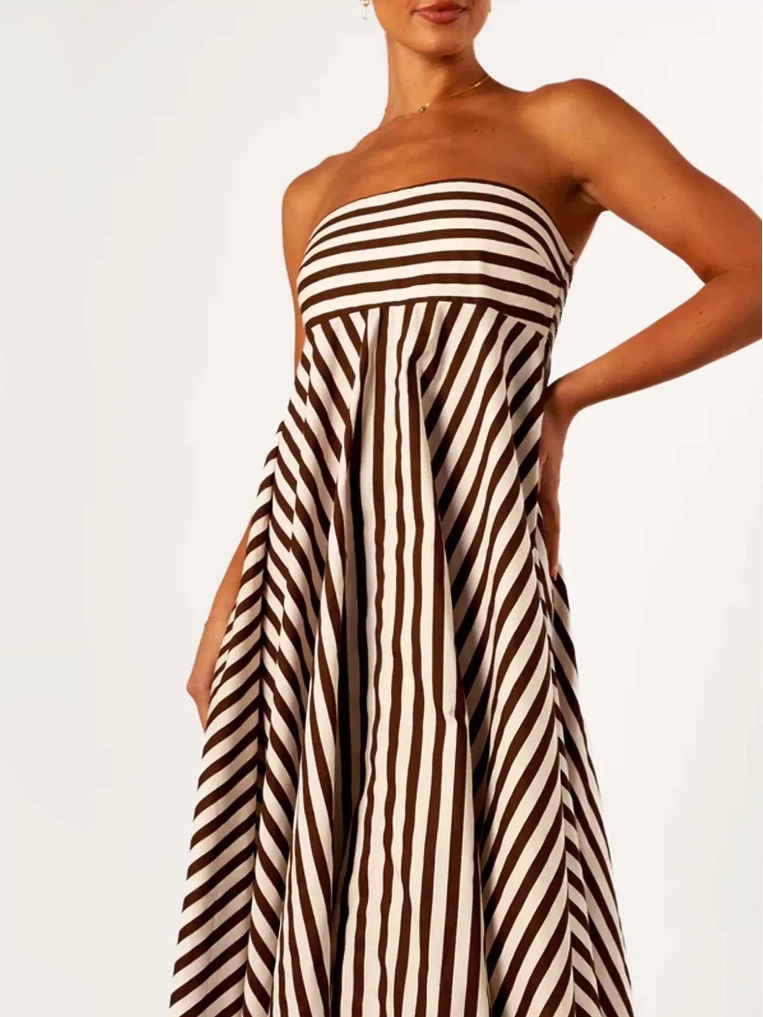 Seraphina™ | Nocturnal Charm Ruffle Maxi Dress