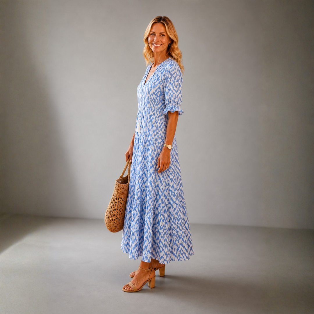 Audrey | Figure-Flattering Boho Maxi Dress