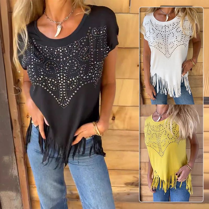 Lily™ Fringe Detail Tee