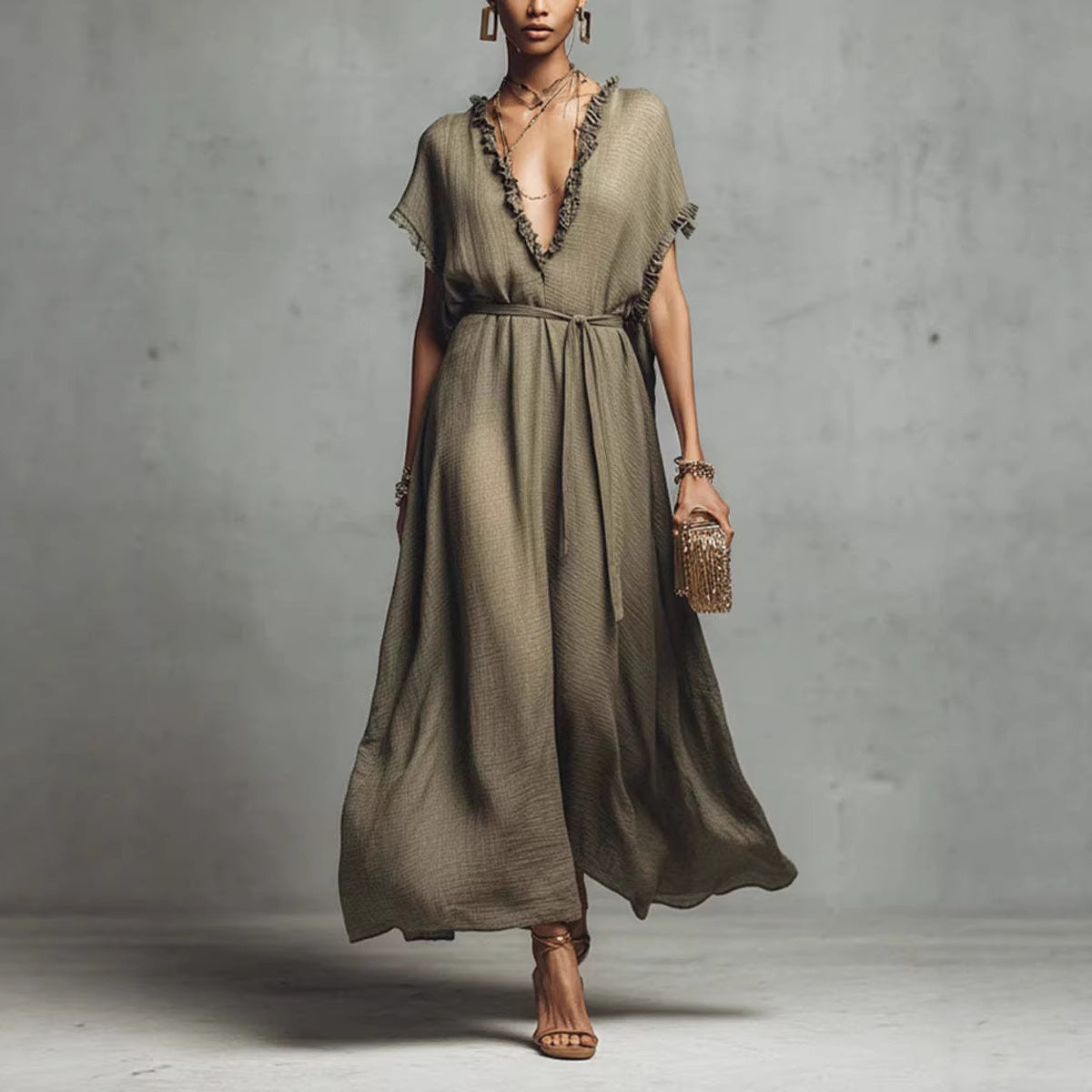 Ava | Effortless Everyday V-Neck Dress