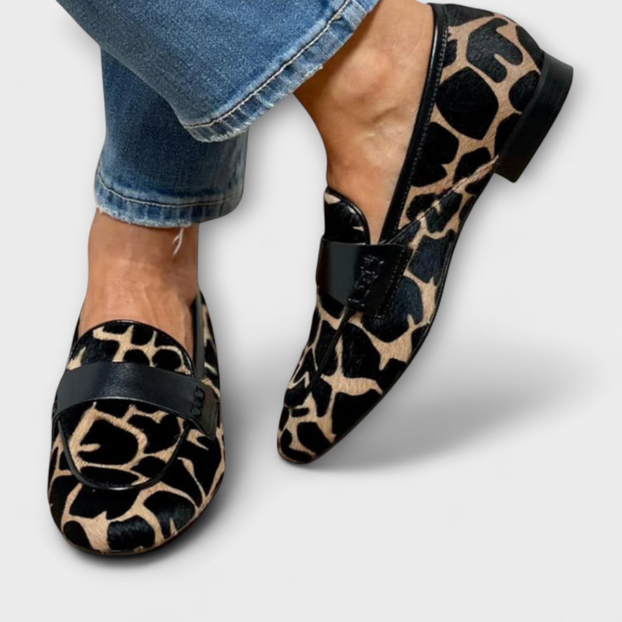 Léonie™ - Mocassin Léopard