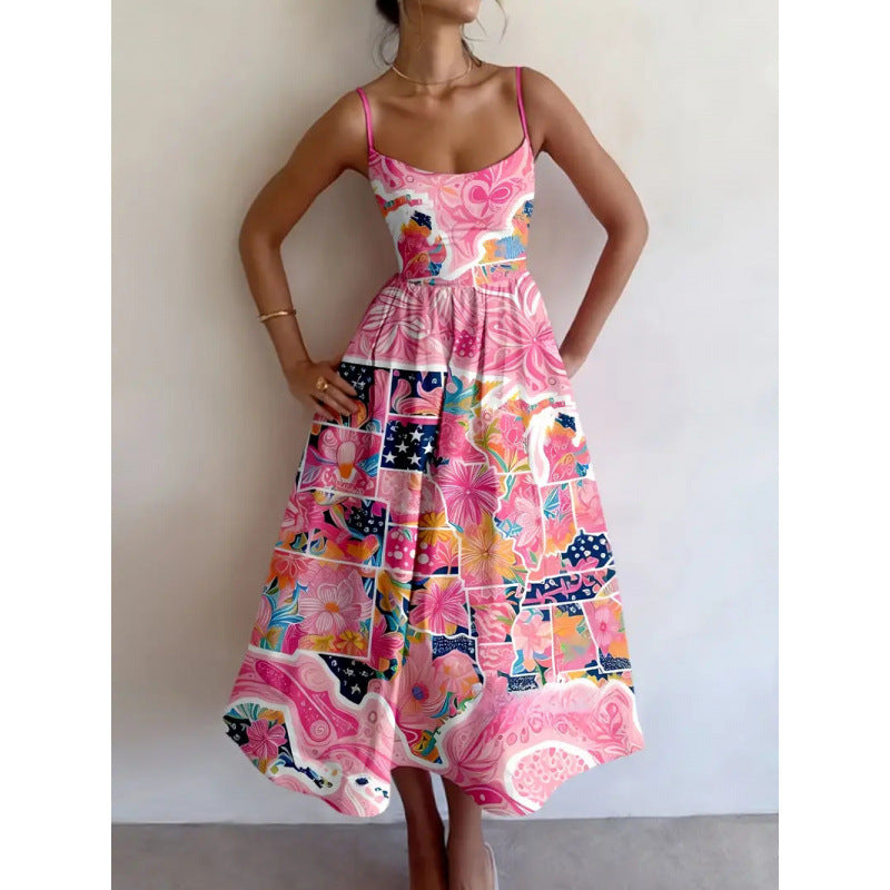 Rosavelle - Blush Garden Midi Dress