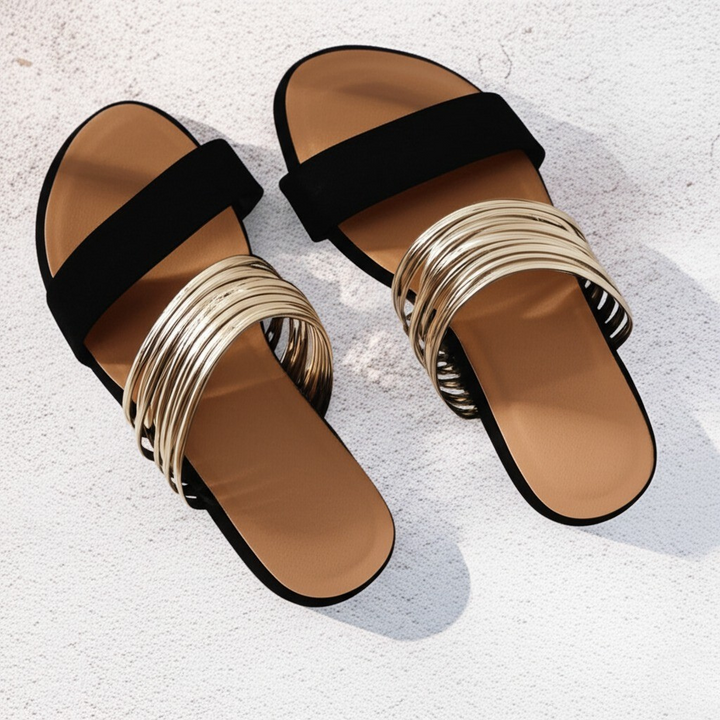 Golden Oasis Sandals