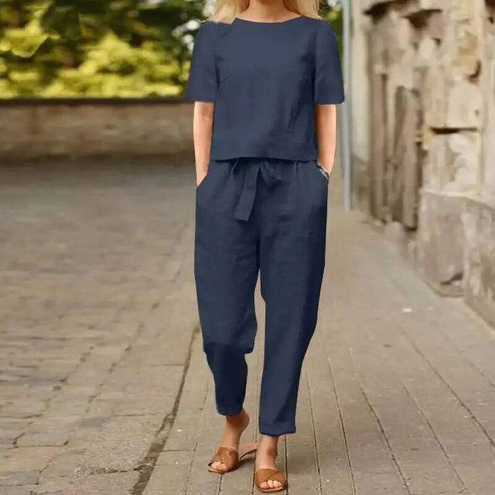 Lina™ | Relaxed Summer Two-Piece Set with Tummy Coverage