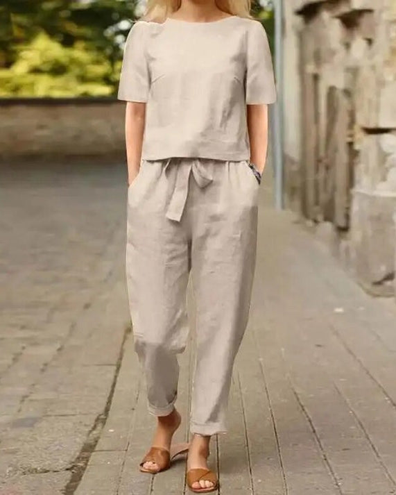 Lina™ | Relaxed Summer Two-Piece Set with Tummy Coverage
