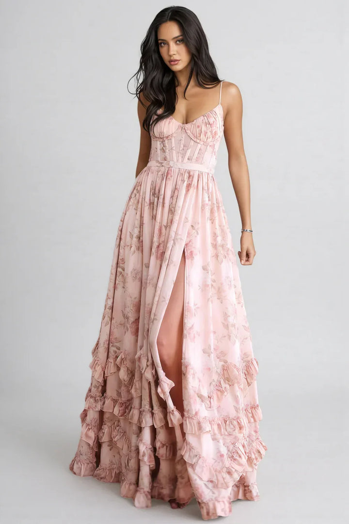 Serena Flowing Midi Dress – Venezia Edit
