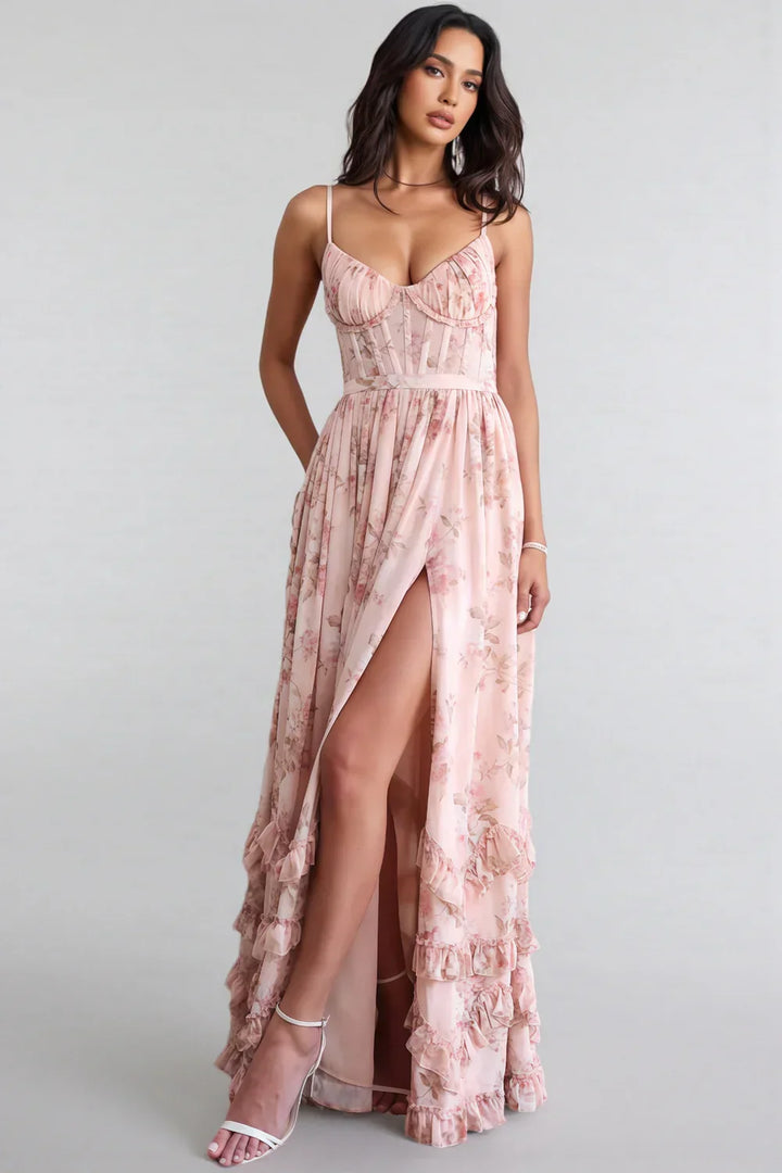 Serena Flowing Midi Dress – Venezia Edit