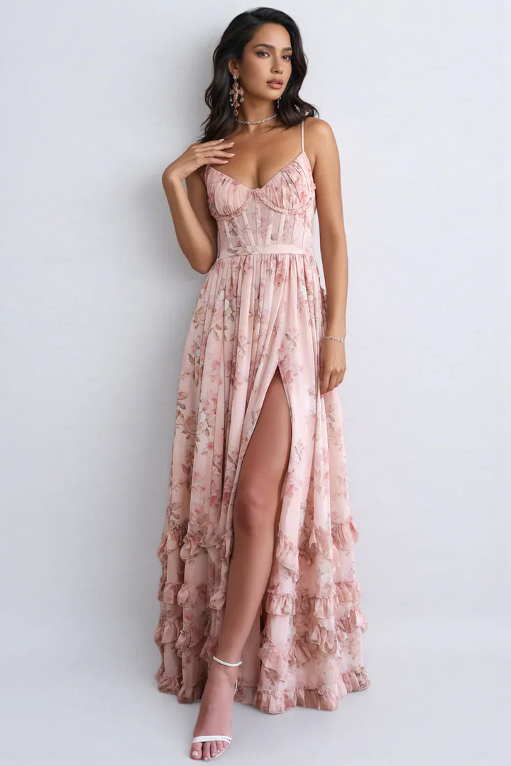 Serena Flowing Midi Dress – Venezia Edit