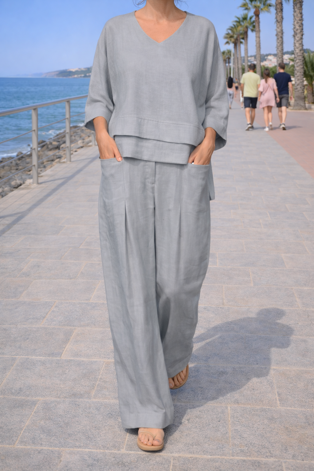 Santoro™ | Breathable Linen-Cotton Two-Piece Set