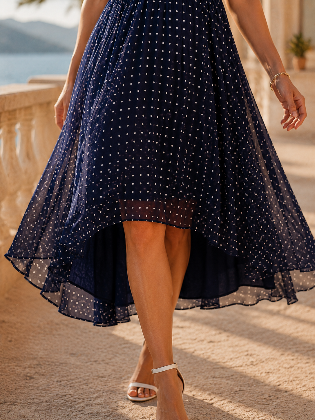 Côte Polka Gown