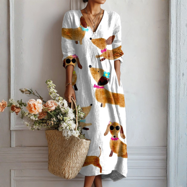Clara – Effortless Elegance Linen Dress