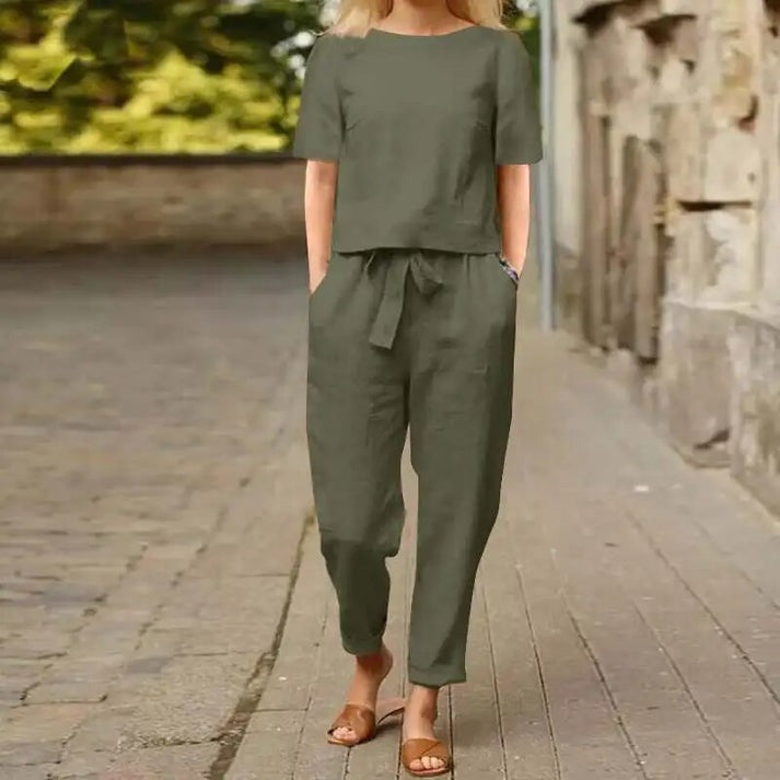 Lina™ | Relaxed Summer Two-Piece Set with Tummy Coverage