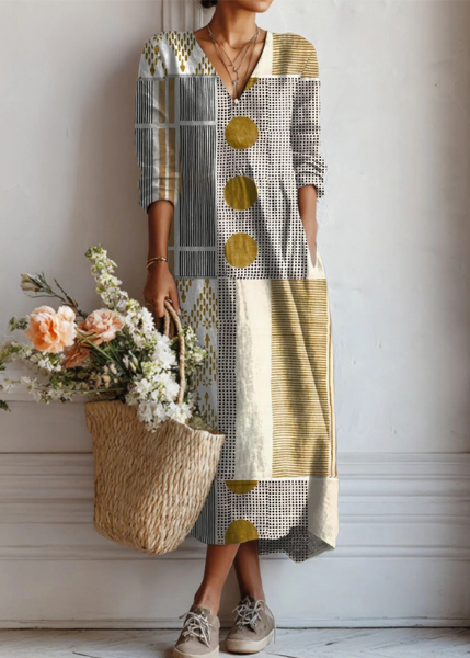 Emily – Bohemian Linen Dress