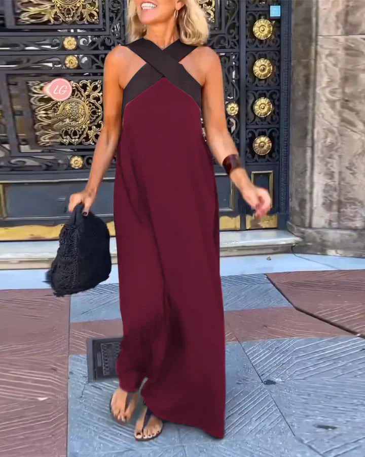 Delphine - Dress with crossed out