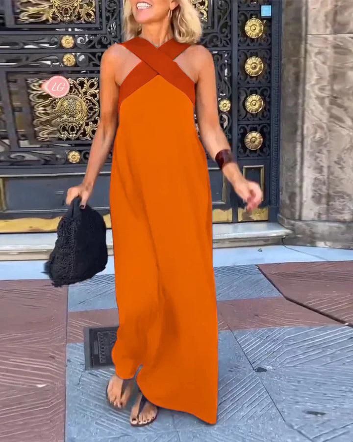 Delphine - Dress with crossed out