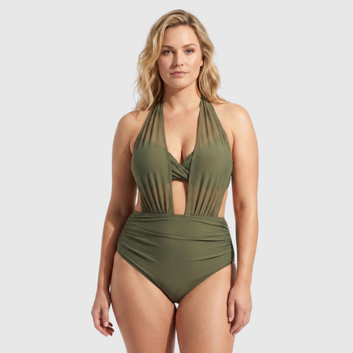 2-in-1 High-Waisted Tummy Control Bikini
