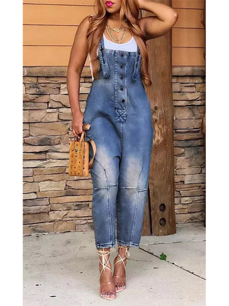 Savannaah™ Effortless Denim Jumpsuit