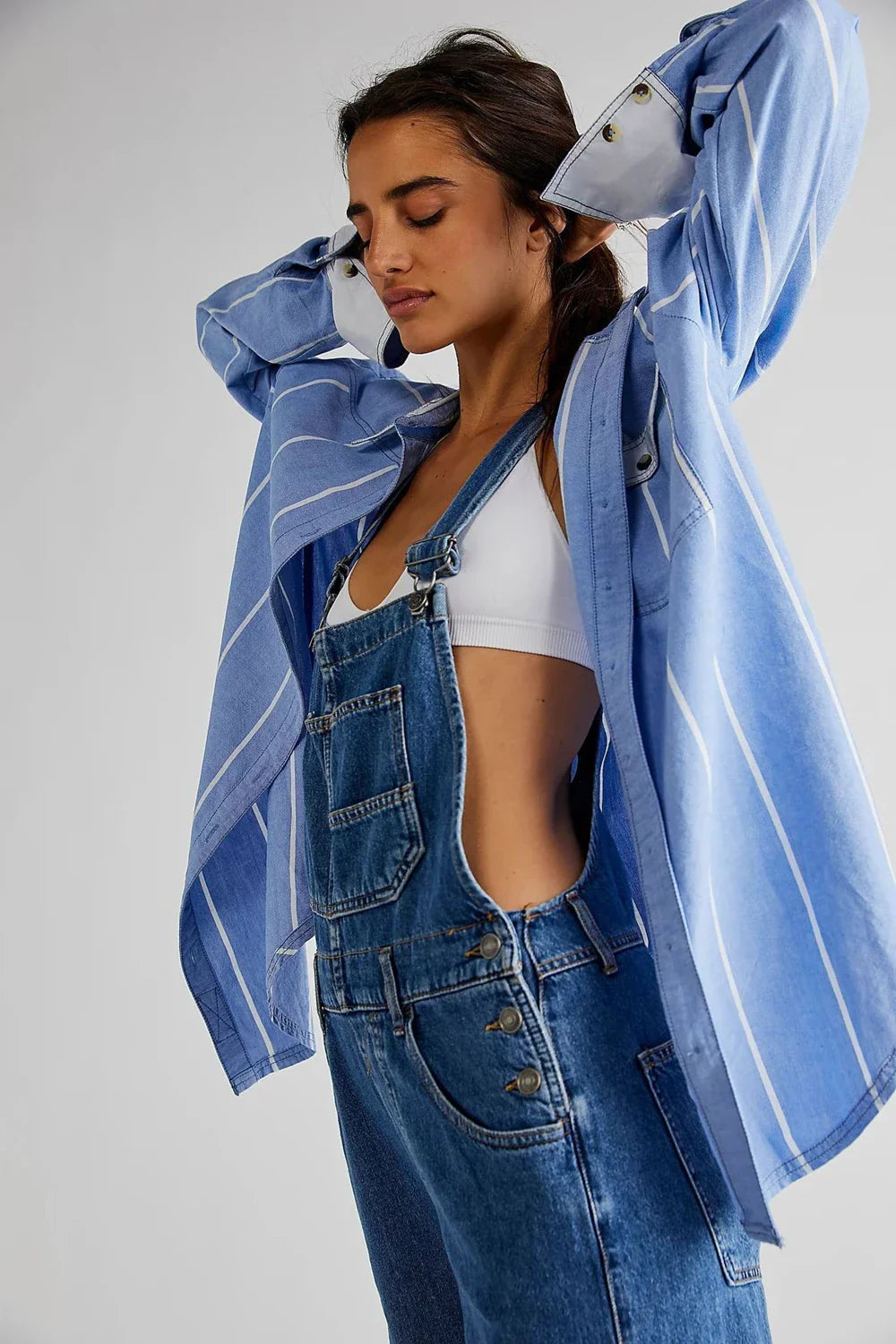 Taylor™ Effortless Denim Overall Jumpsuit