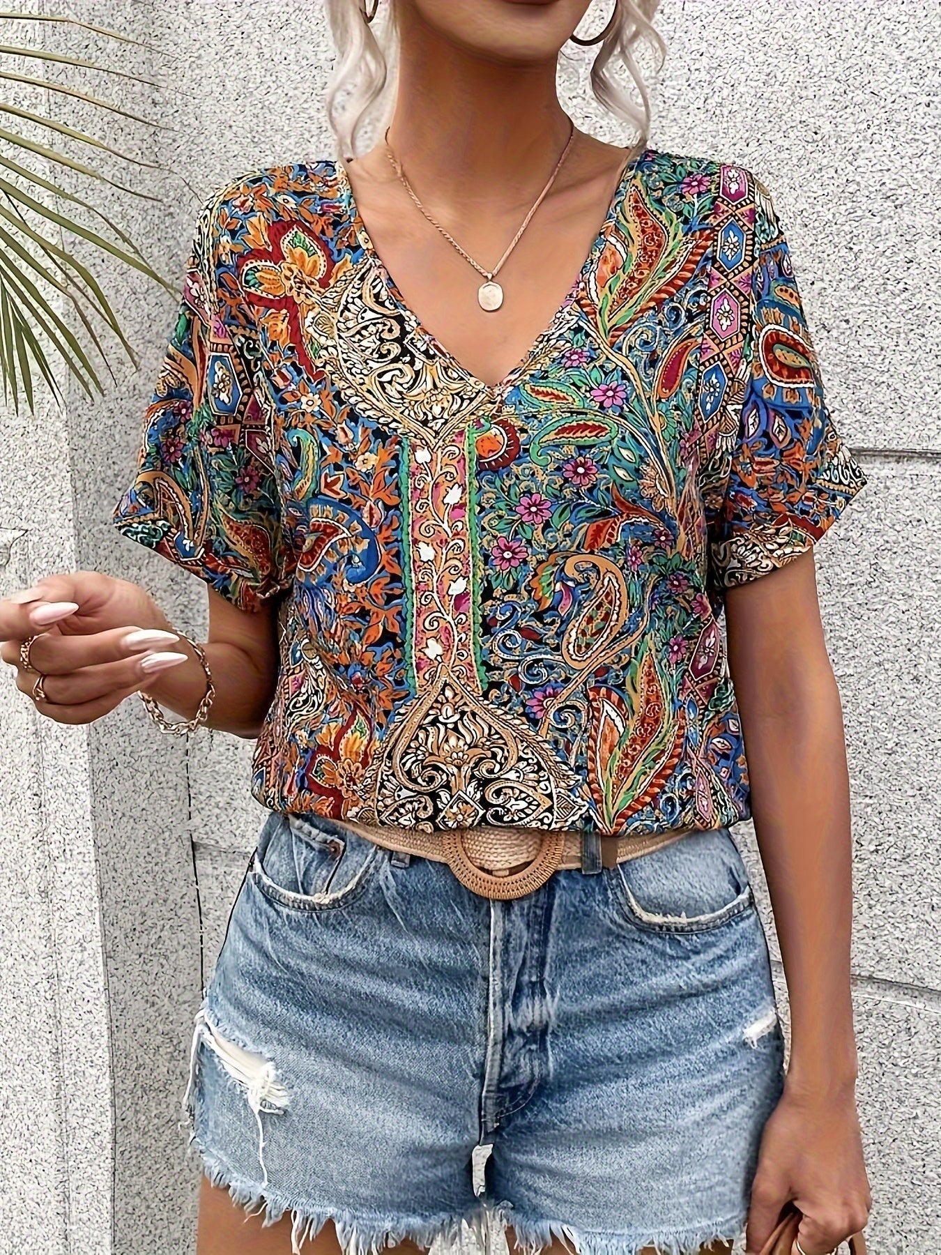 Abagail | Summer Floral Blouse