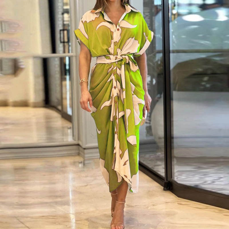 Floral Shirt Dress